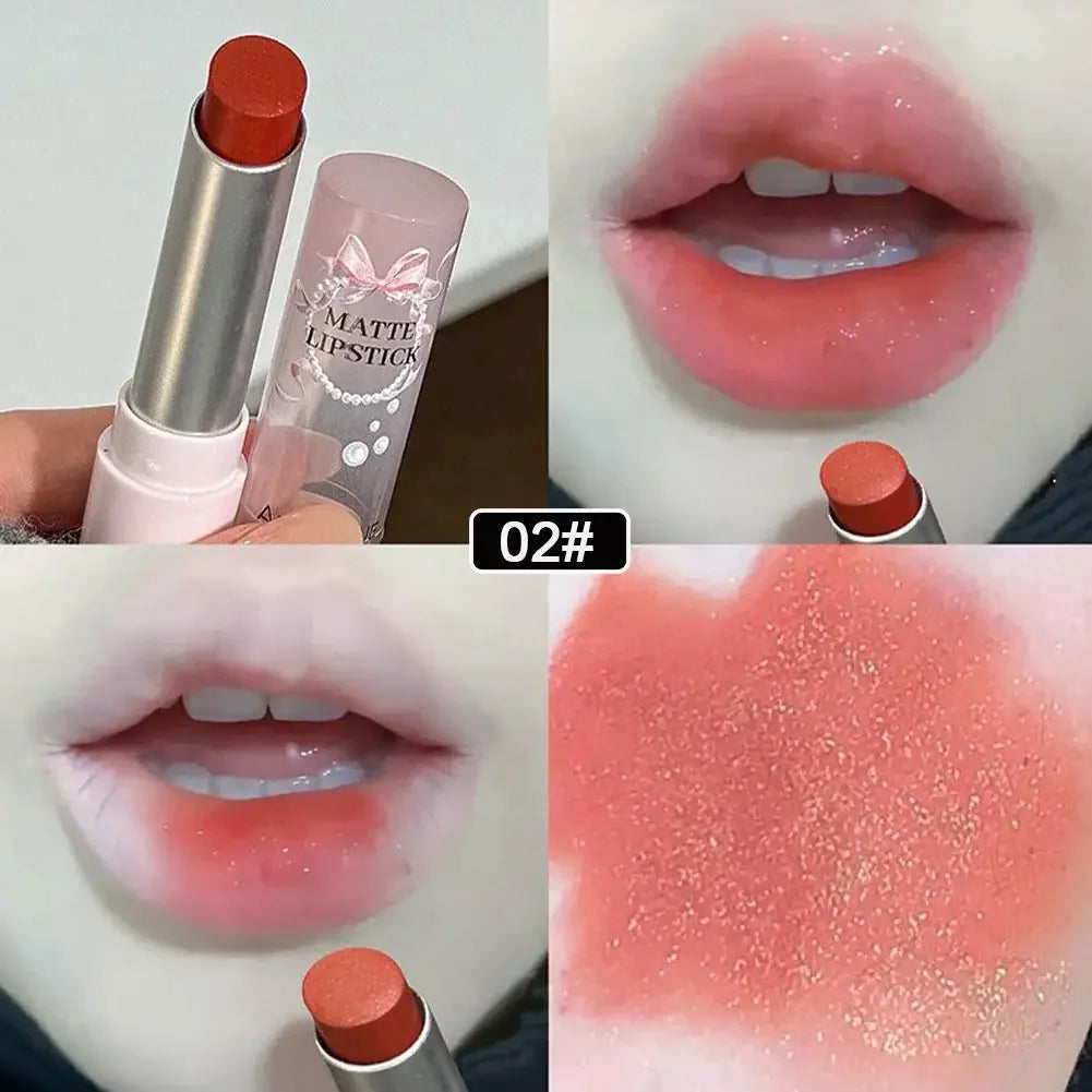 Velvet Brown Finish Matte Lipstick,Super Soft & Ultra Silky Lip Stick,Long Lasting & Moisturizing Vegan Lip Makeup For Wome S9Q2