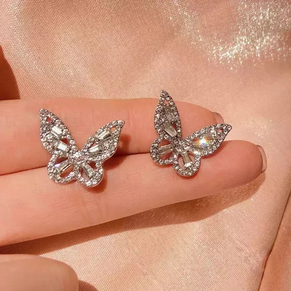 Geometric Rhombus Double Layer Combination Design Earrings For Women Simple Fashion Daily Accessory Party Jewelry Birthday Gifts