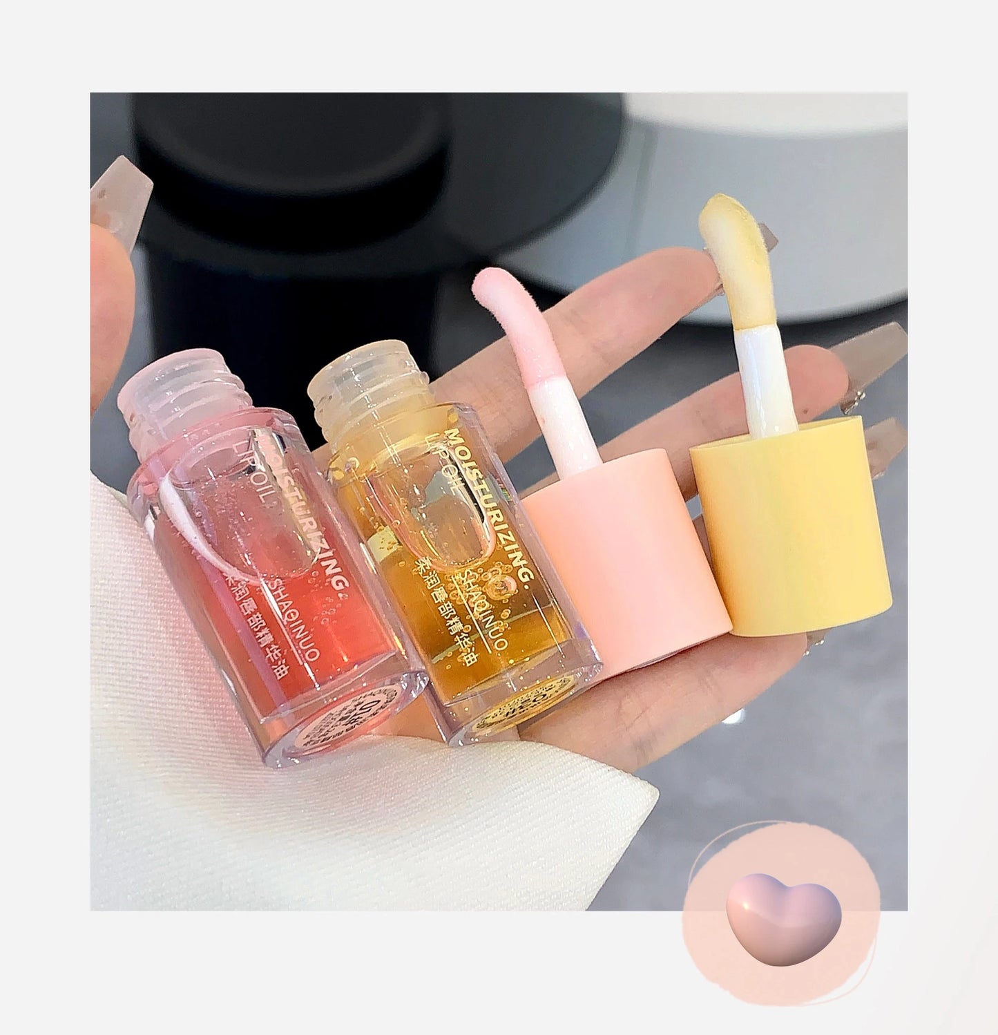 Korean Water Light Lip Gloss – Crystal Clear Jelly Oil for Hydrated Lips