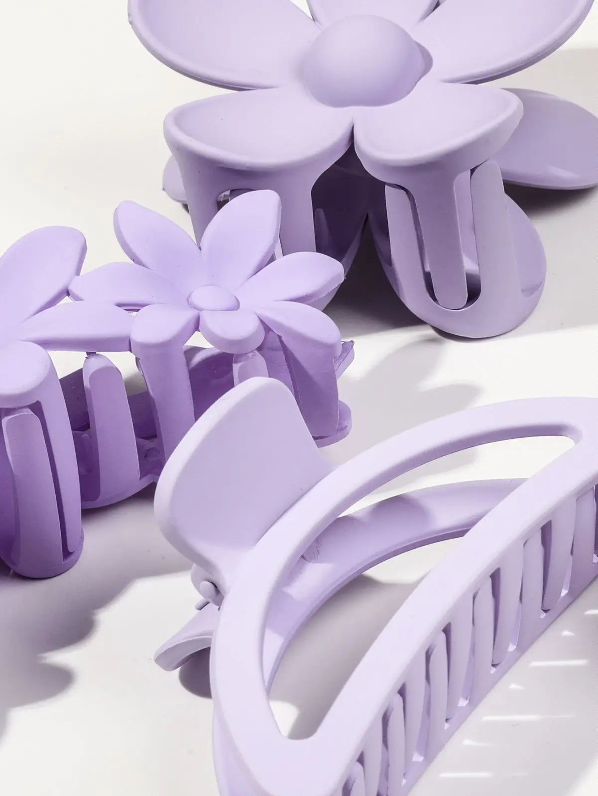 5 Pcs Mixed Colors And Shapes Big Hair Claw Clips for Women Girls Thin Thick Curly Hair, Strong Hold Jaw Clips.