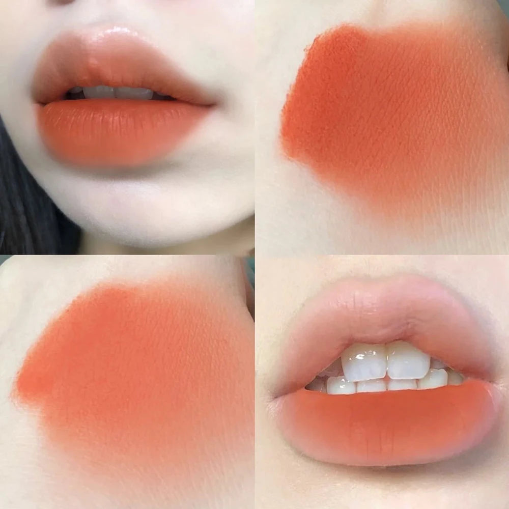 Little Bear Crystal Frozen Strawberry Glossy Lip Glaze Mirror Whitening Nude Doodle Lip Korean Makeup Y2K Cosmetics Lipsticks