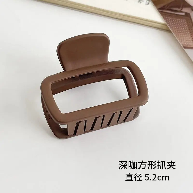 Medium Small Hair Clips for Women Claw Clips for Thick Thin Hair Strong Hold Matte Square Jaw Clips Hair Accessories Заколки