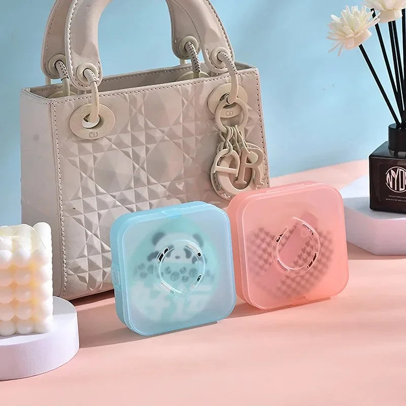 1pcs Camera Empty Air Cushion Puff Box Portable Cosmetic Makeup Case Container Without Powder Sponge For BB Cream Foundation