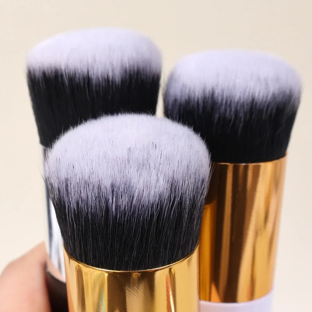 Makeup Brushes Face Foundation Loose Powder Concealer Blending Blush Soft Base Brush Professional Cosmetic Beauty Makeup Tools