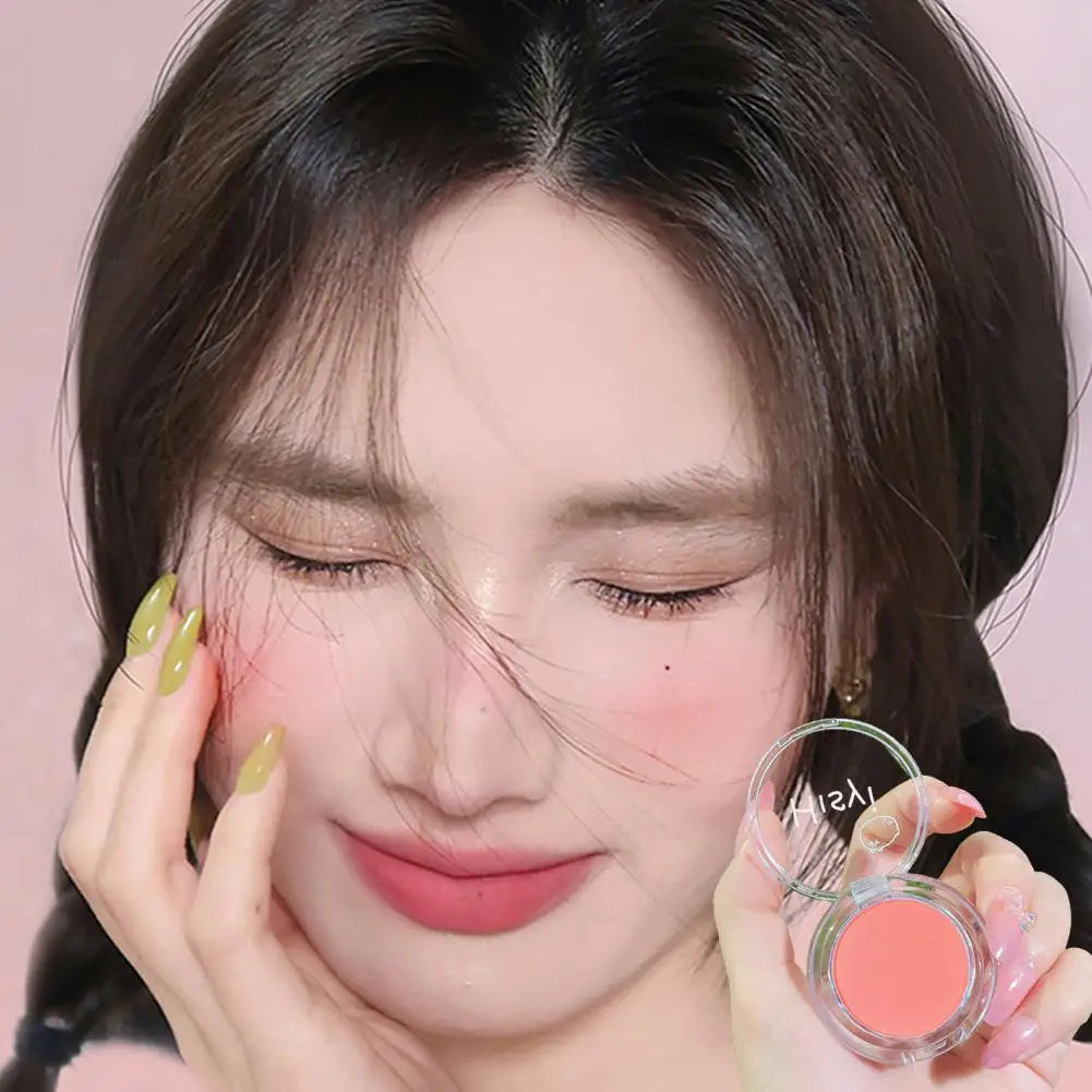 Girl Matte Blush Peach Cream Makeup Pink Blush Red Blush Cheek Cosmetics Blush Tint Blusher Cheek Palette Contour Ro W9J3
