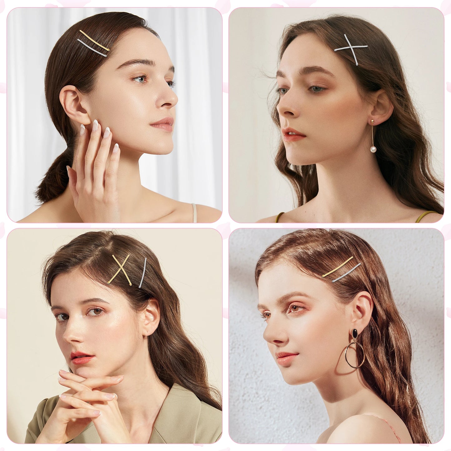 1pc Metal Diy Snap Hair Clips Girls Hair Clip Snap Hair Clipsgirls Hair Clipdiy Hair Clipshair Claw Barrette Pinwomens Hairgrips