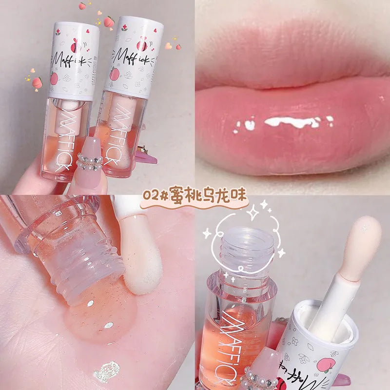 Korean Beauty Lip Gloss – Moisturizing Ink Jelly Balm for Shiny Lips