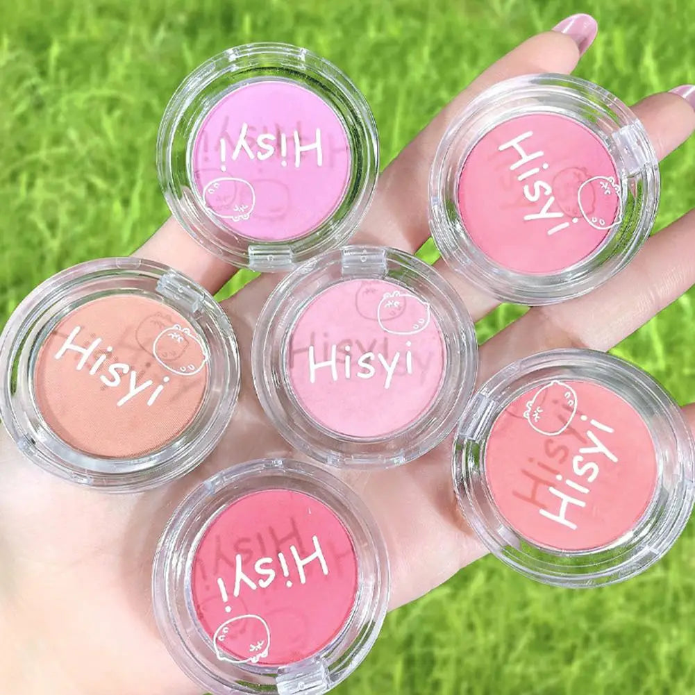 Girl Matte Blush Peach Cream Makeup Pink Blush Red Blush Cheek Cosmetics Blush Tint Blusher Cheek Palette Contour Ro W9J3