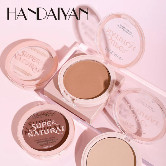 8-Color Matte Pressed Powder – Full Coverage, Oil Control & Waterproof