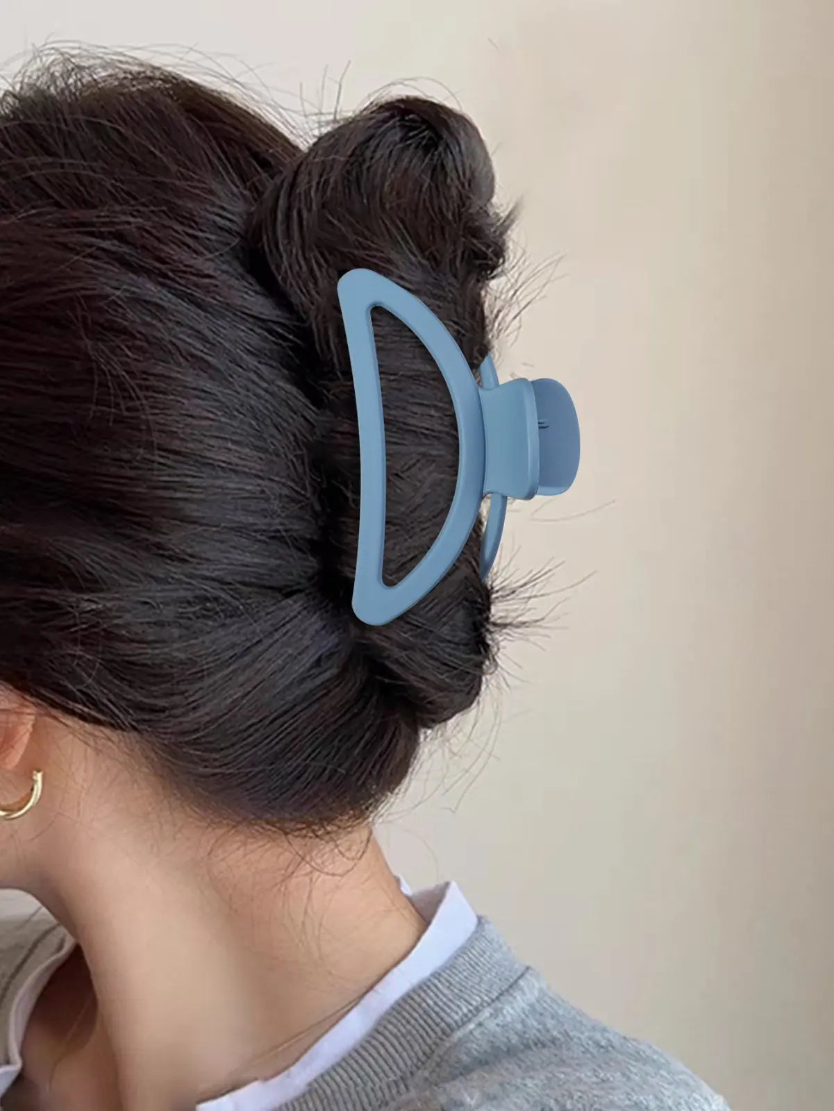 5 Pcs Mixed Colors And Shapes Big Hair Claw Clips for Women Girls Thin Thick Curly Hair, Strong Hold Jaw Clips.