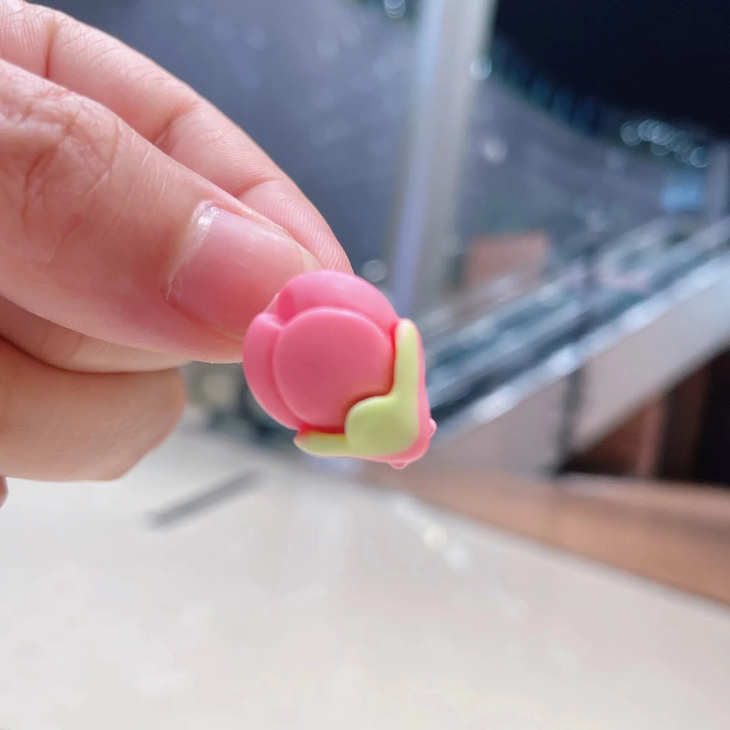 Hair Clips Pink Cherry Blossom Girl Cute Duck Mouth Clip Hairpin Hairpiece Female Hairdressing Tools Hair Snap Clips 헤어핀재료머리핀