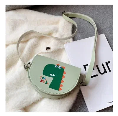Cute PU Leather Children's Small Shoulder Bags Lovely Cartoon Baby Girls Coin Purse Handbags Princess Accessories Crossbody Bag