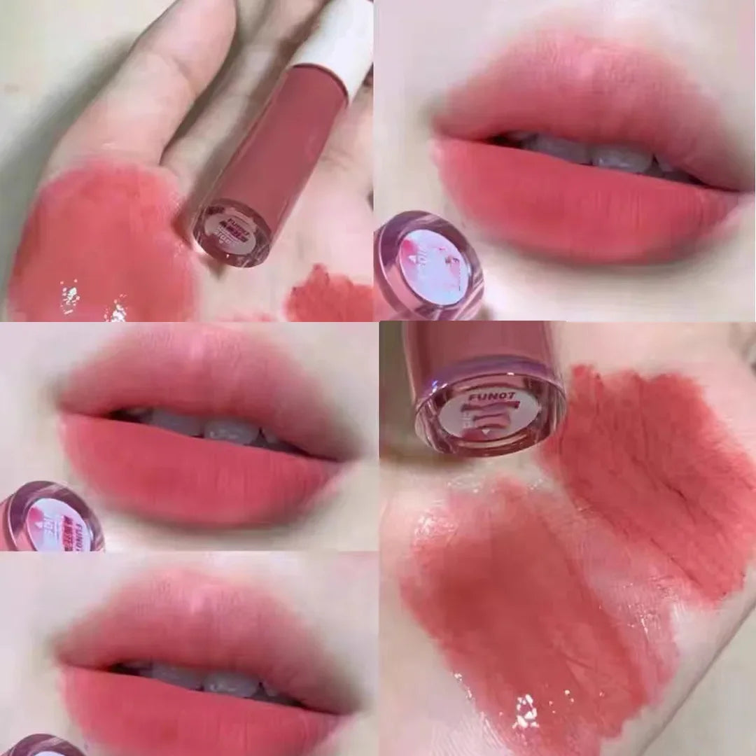 2-in-1 Matte Lipstick – Double Headed Lip Glaze, Moisturizing & Sweatproof
