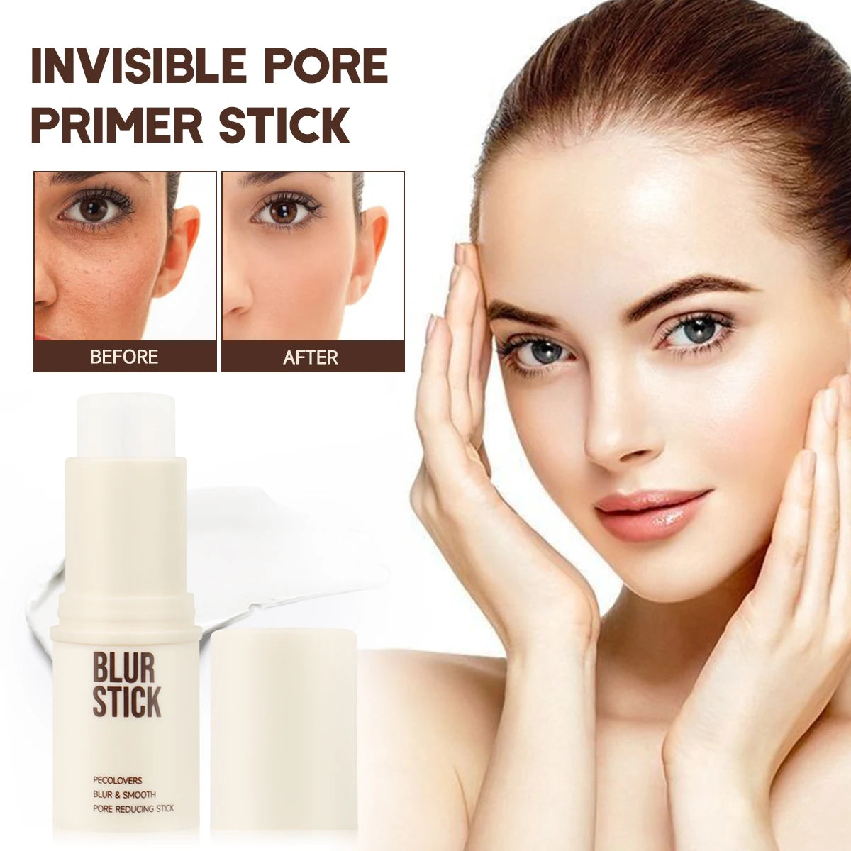 Invisible Pore Base Stick Makeup Concealer Isolation Makeup Front Pore Base Modifying Skin Color Primer Makeup Cream