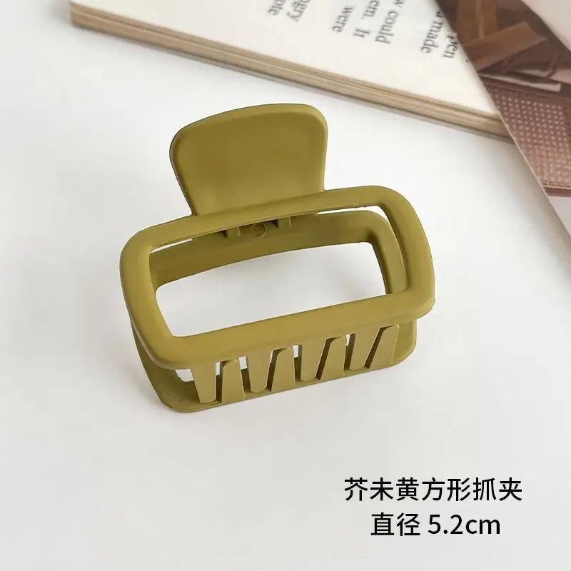 Medium Small Hair Clips for Women Claw Clips for Thick Thin Hair Strong Hold Matte Square Jaw Clips Hair Accessories Заколки