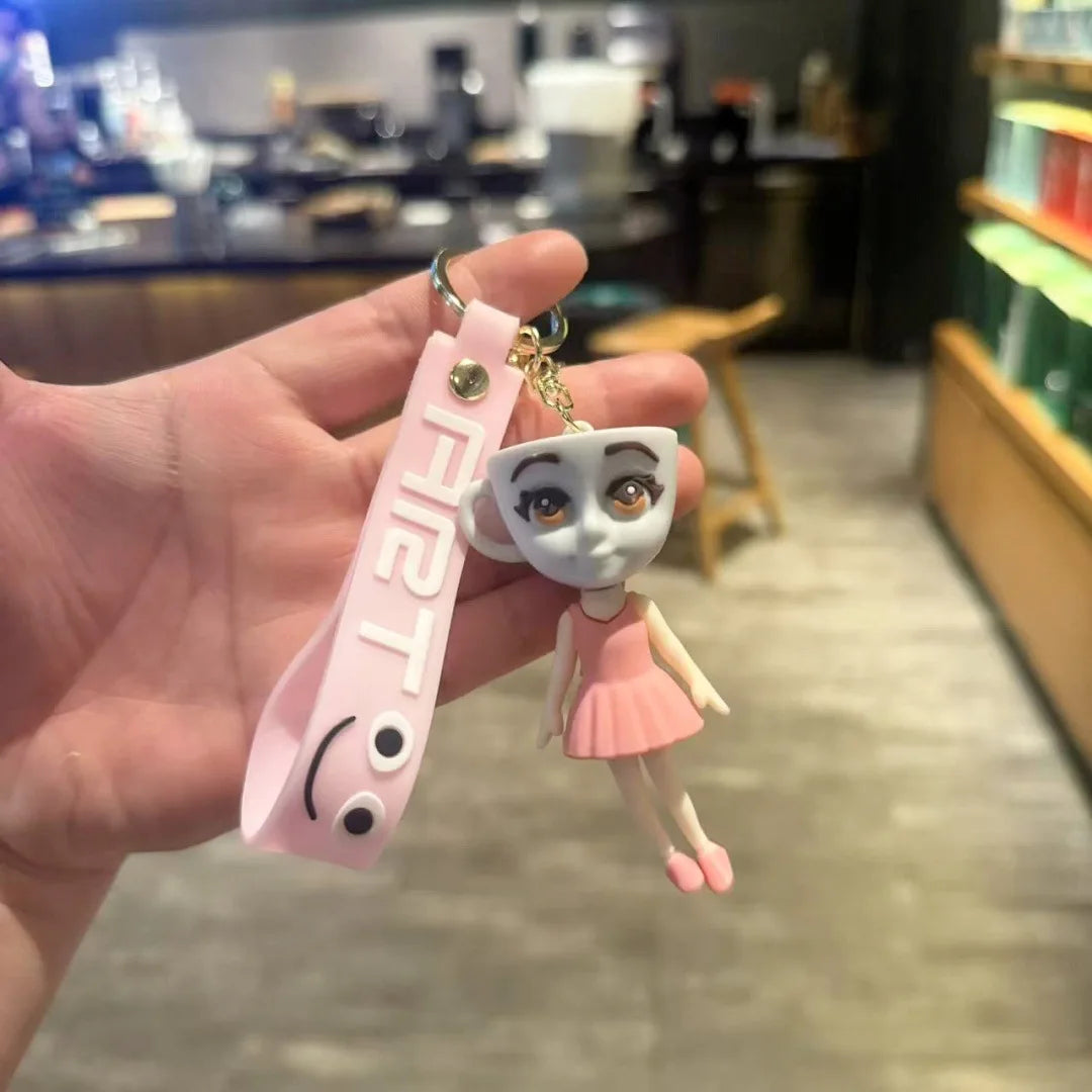 Italian Brainrot Animals Keychains for Accessories Funny Sigma Skibidi Rizz Cat Silly Meme Keyrings Fans Friends Gifts Wholesale