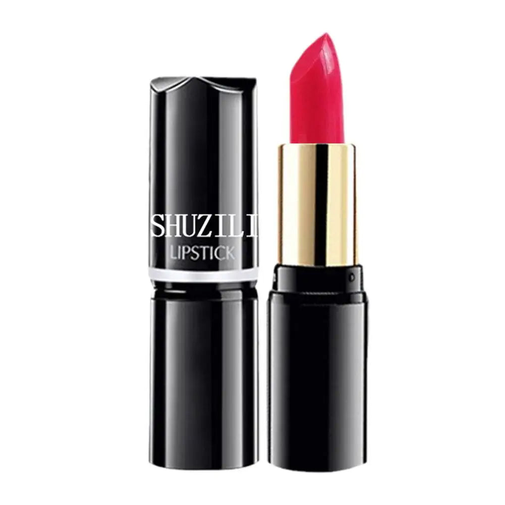 SHUZILI Moisturizing  Lipstick Velvet High Quality Lipsticks Shiny Professional Korean Makeup Cosmetic For Lip Women