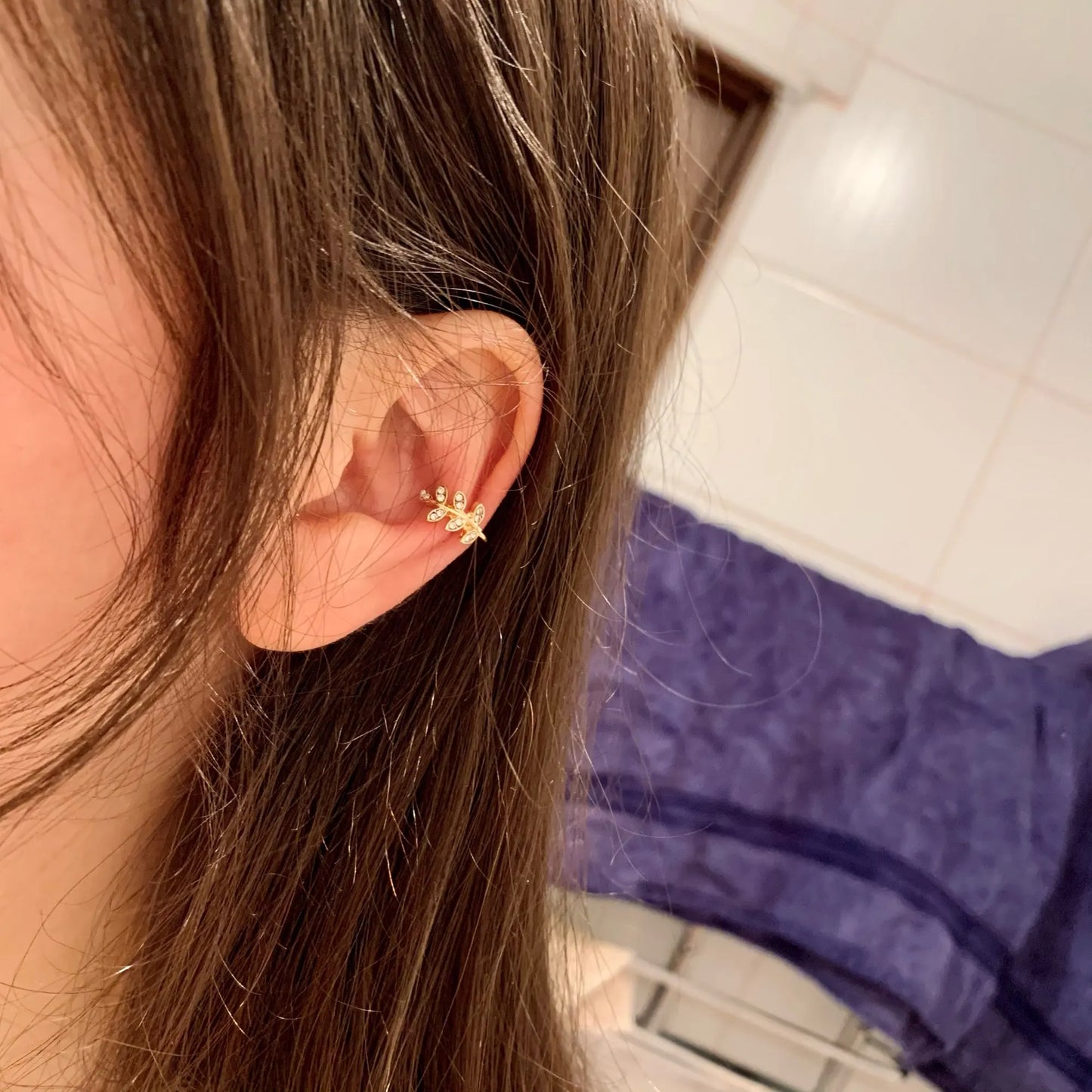 1Piece Helix Cartilage Conch Fake Without Hole Piercing Ear Cuffs Earcuff Wrap Rock Earring Non Piercing Women Clip Adjustable