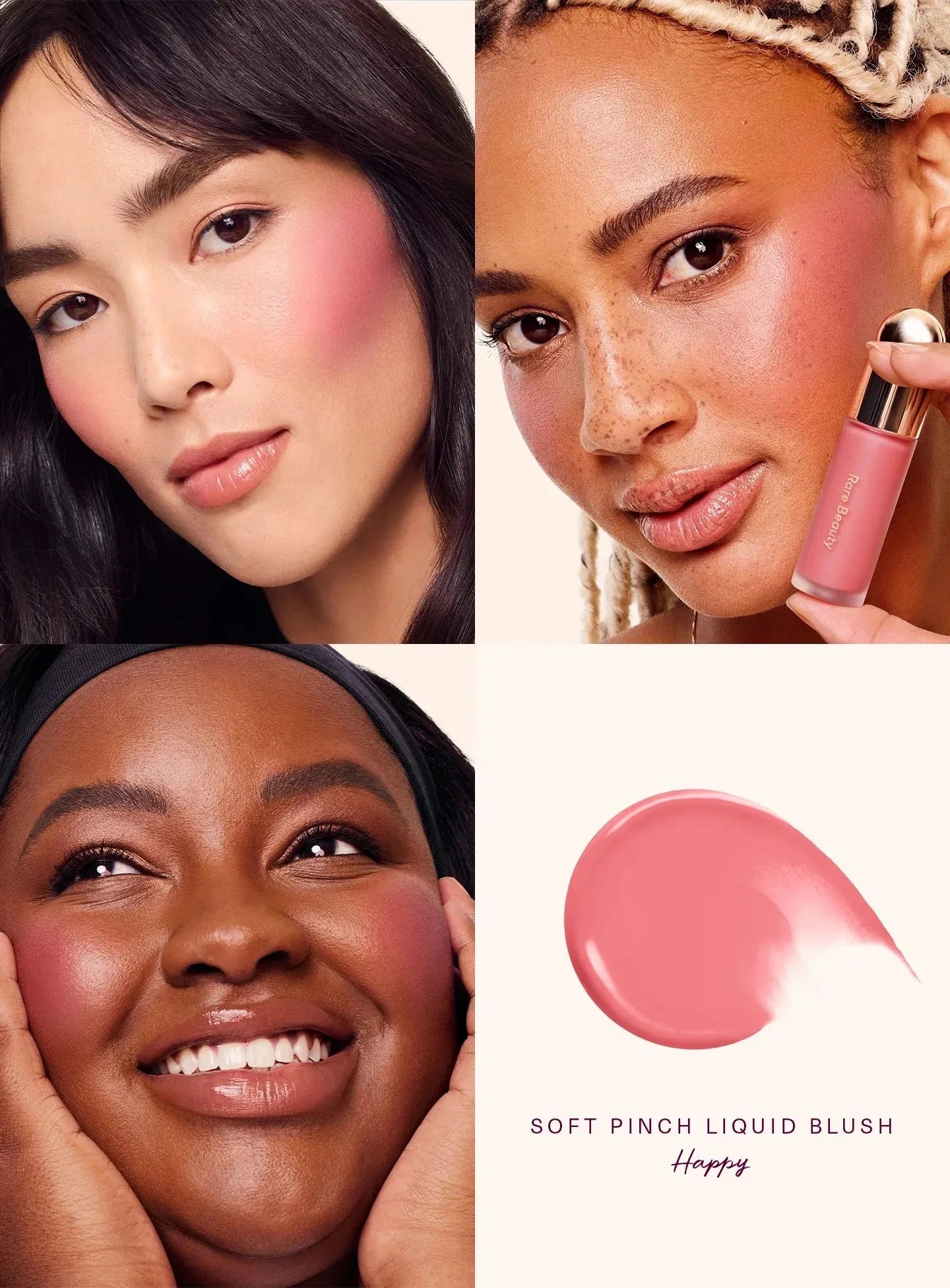 Rare Beauty Liquid Blusher Cream Bronzer Contour Stick Highlight Touch Pearl Highlighter Lip Gloss Makeup Mirror hand cream