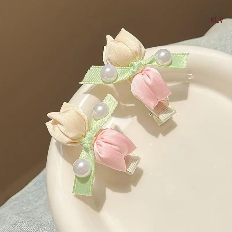 Fashionable Flower Fabric Hair Clip Uniuqe Headwear Hair Accessory Hiarpin For Adding Sophistication To Your Look