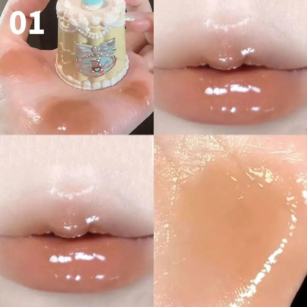 Flower Knows THE SWEETIE BEAR COLLECTION Film Forming Lip Frozen Glaze Lip Essence Honey Light Makeup Lipstick Cosmetics