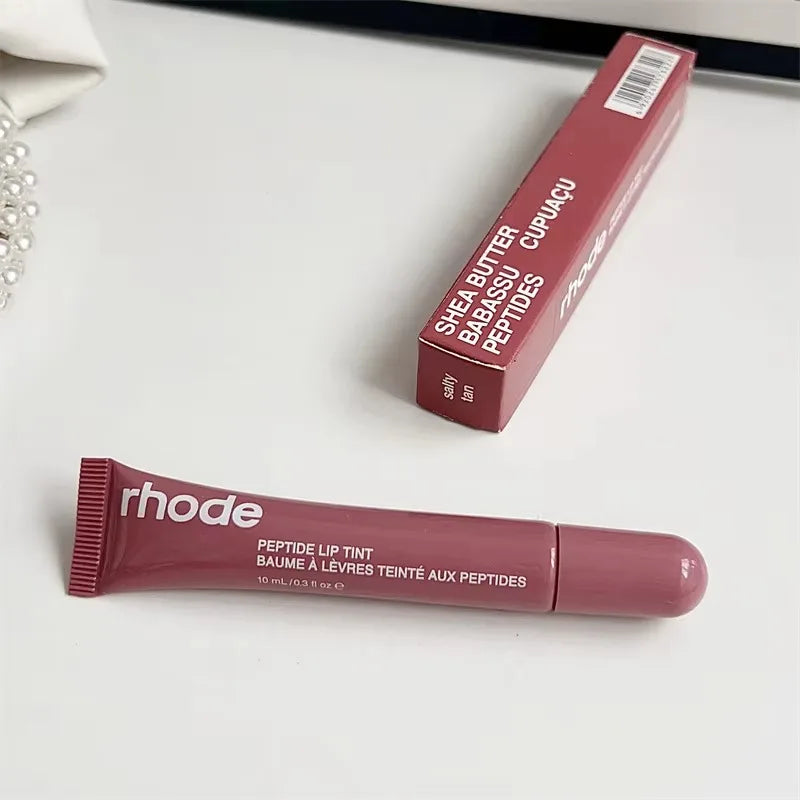 Rhodee Blusher Rouge Powder Pocket Blush Lip Gloss Cheek Hydrating Stick Natural Cream Lipstick Cheek Easy Apply Color Makeup