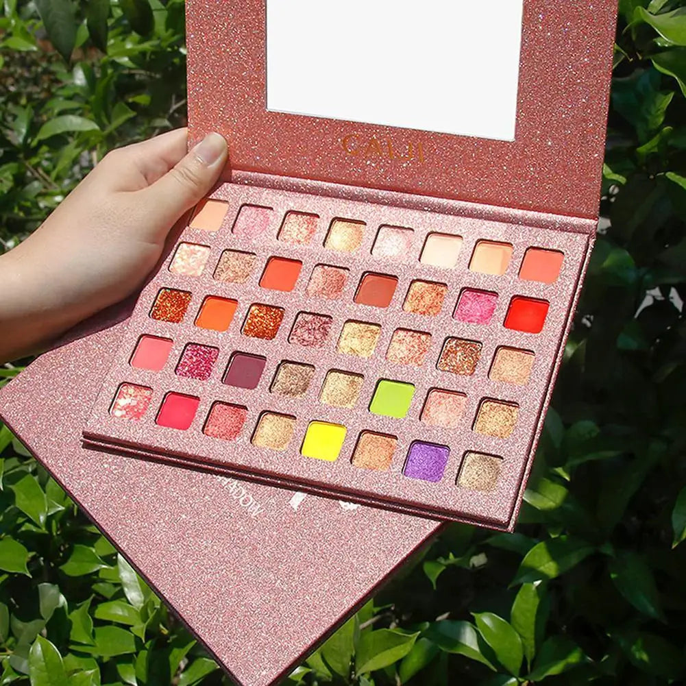 40 Colors Spotlight Eyeshadow Palette Shimmer Painting Galaxy Eyeshadow Kit Matte Pigmented Payoff Eye Shadow Powder Makeup