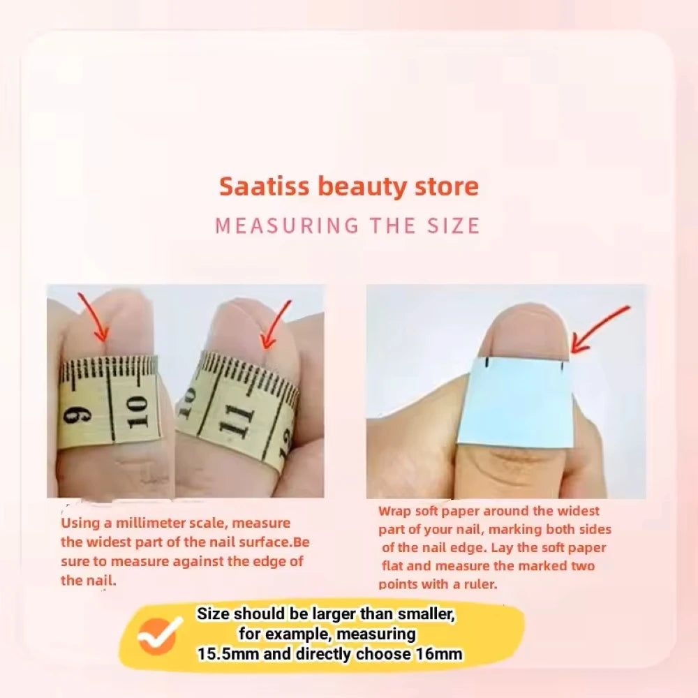 Long-Lasting Press-on Artificial Nails with Silk Flower & Electroplated Alloy Traditional Chinese Red Blue Nail Art for Hanfu