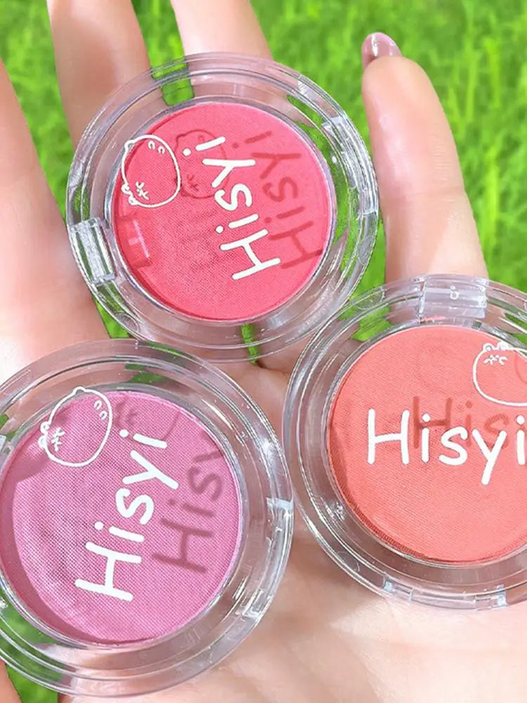 Girl Matte Blush Peach Cream Makeup Pink Blush Red Blush Cheek Cosmetics Blush Tint Blusher Cheek Palette Contour Ro W9J3