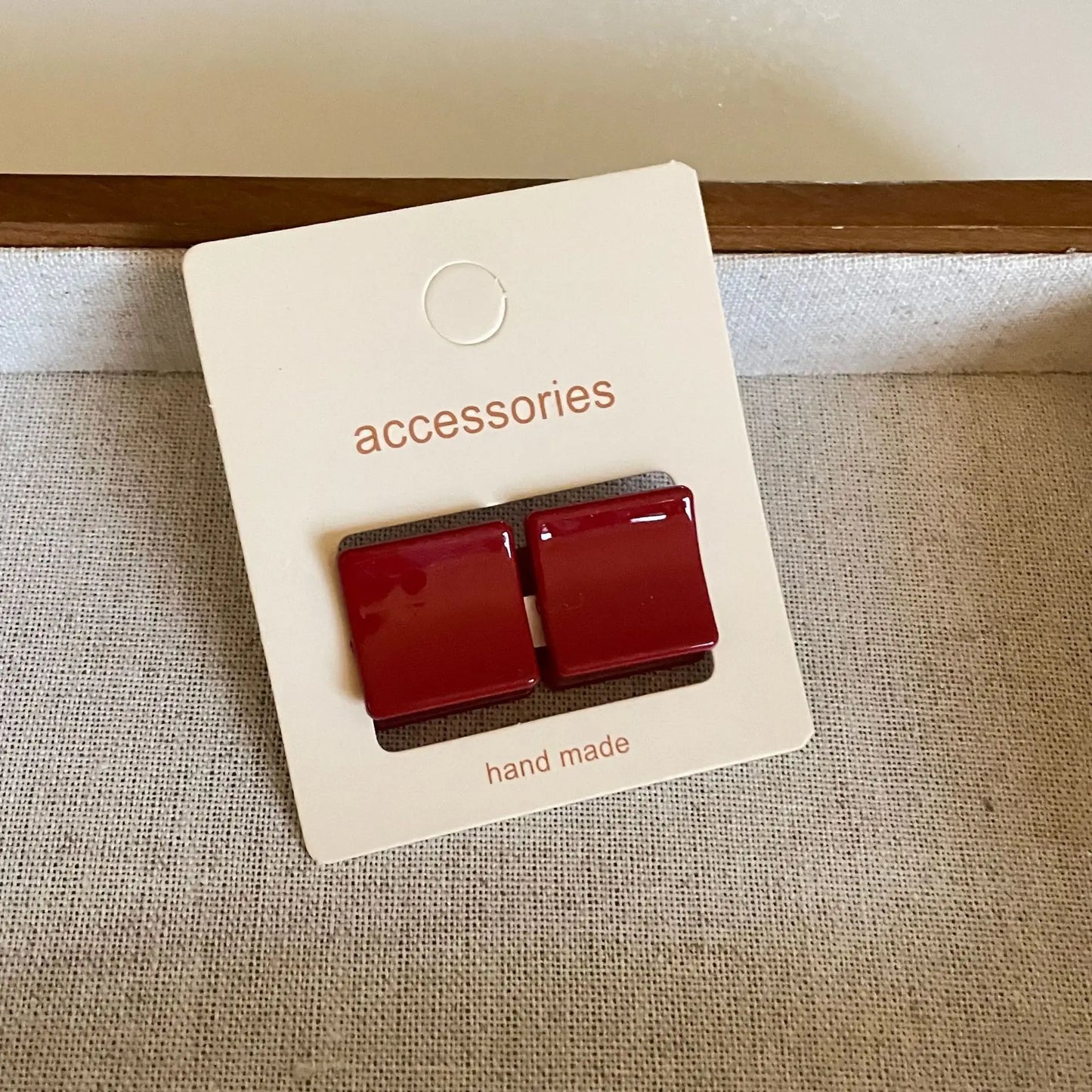 Red hair clip women's side banger clip small mini duckbill clip temperament seamless clip hair clip headwear Hair Claws