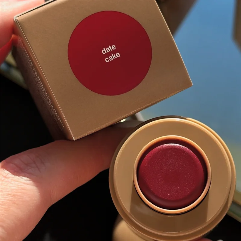 Rhodee Blusher Rouge Powder Pocket Blush Lip Gloss Cheek Hydrating Stick Natural Cream Lipstick Cheek Easy Apply Color Makeup