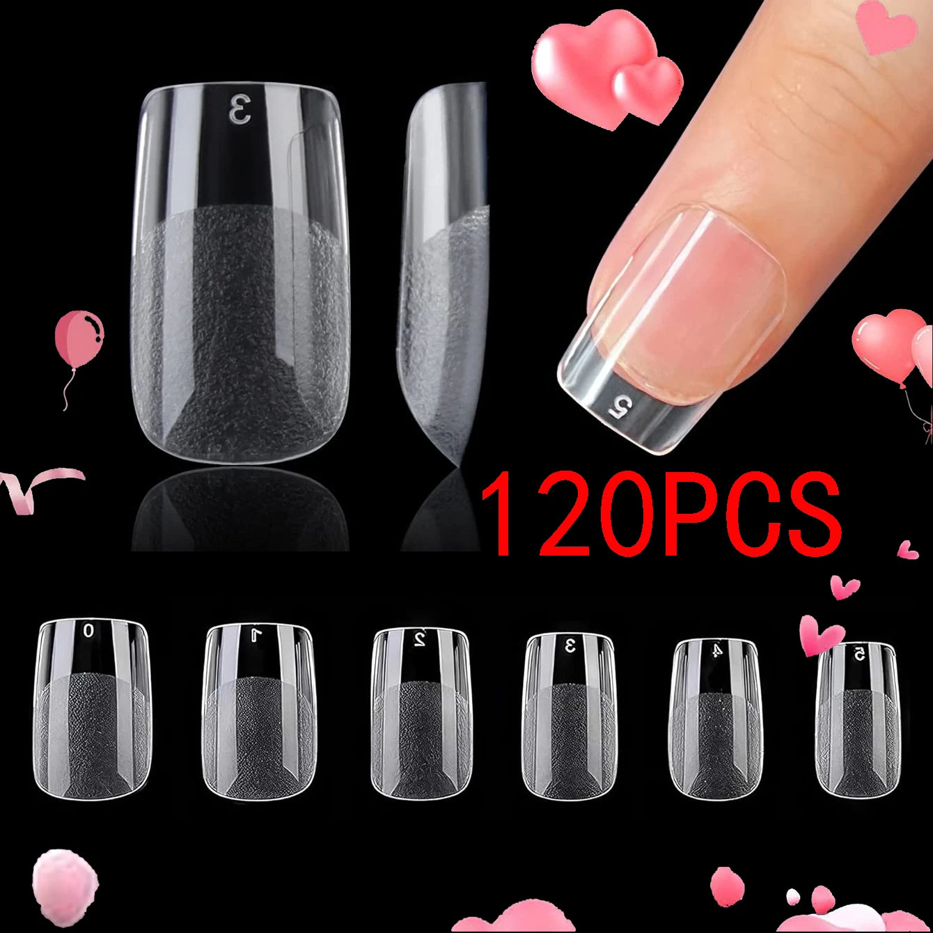 120PCS-Short almond semi-frosted fake nails - perfect for nail design and salon extensions  perfect for dating and everyday wear