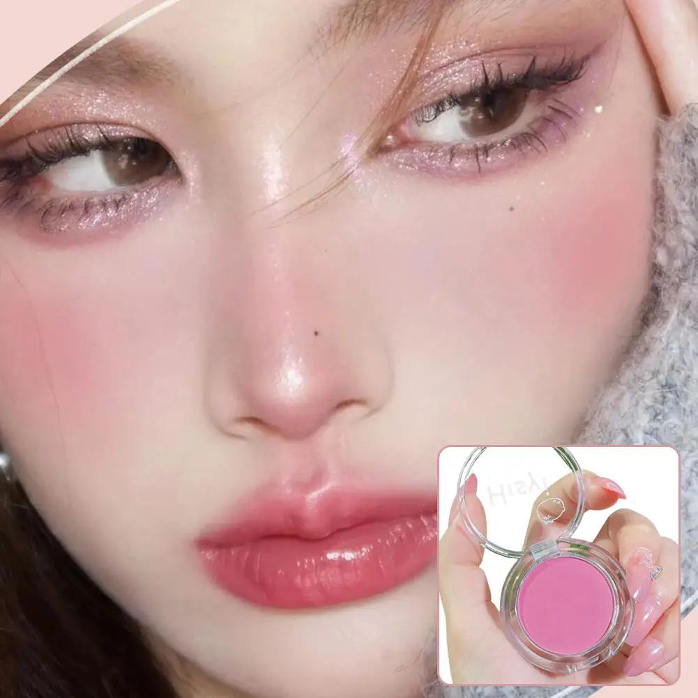 Girl Matte Blush Peach Cream Makeup Pink Blush Red Blush Cheek Cosmetics Blush Tint Blusher Cheek Palette Contour Ro W9J3