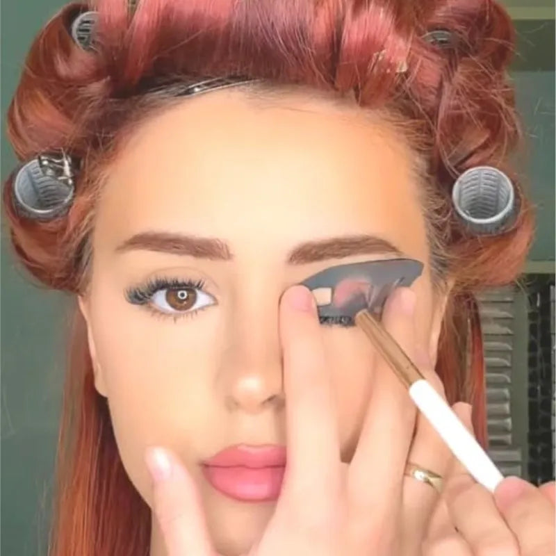 1/2PC Eye Makeup Tool Novice Beauty Assistant With Makeup Brush Universal Eye Shadow Makeup Eyeliner Tools，quick Makeup Template