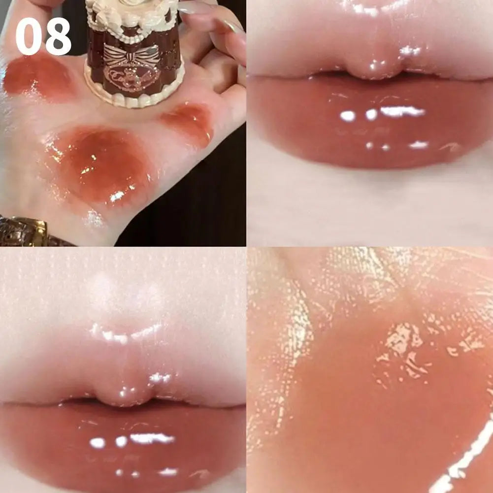 Flower Knows THE SWEETIE BEAR COLLECTION Film Forming Lip Frozen Glaze Lip Essence Honey Light Makeup Lipstick Cosmetics