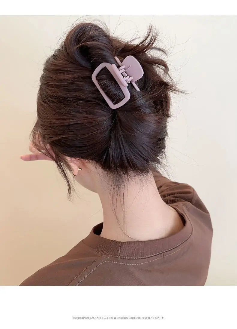 Medium Small Hair Clips for Women Claw Clips for Thick Thin Hair Strong Hold Matte Square Jaw Clips Hair Accessories Заколки