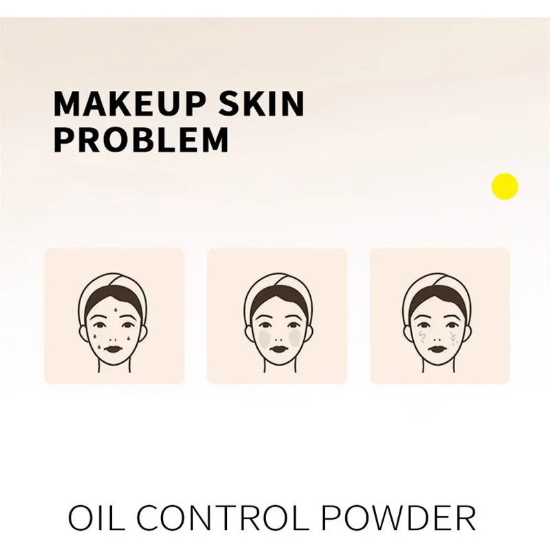 Long Lasting Oil-Control Setting Powder – Glitter Brightening Compact