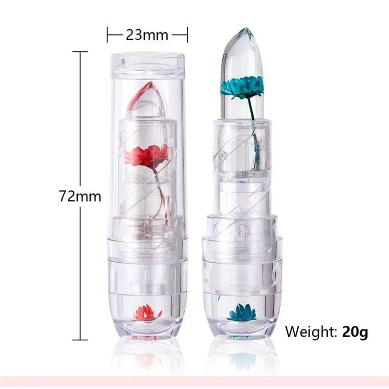 Magic Jelly Flower Lipstick Temperature Changing Lip Blam Transparent Moisturizing Lip Gloss Korean Cosmetic Tools Wholesale