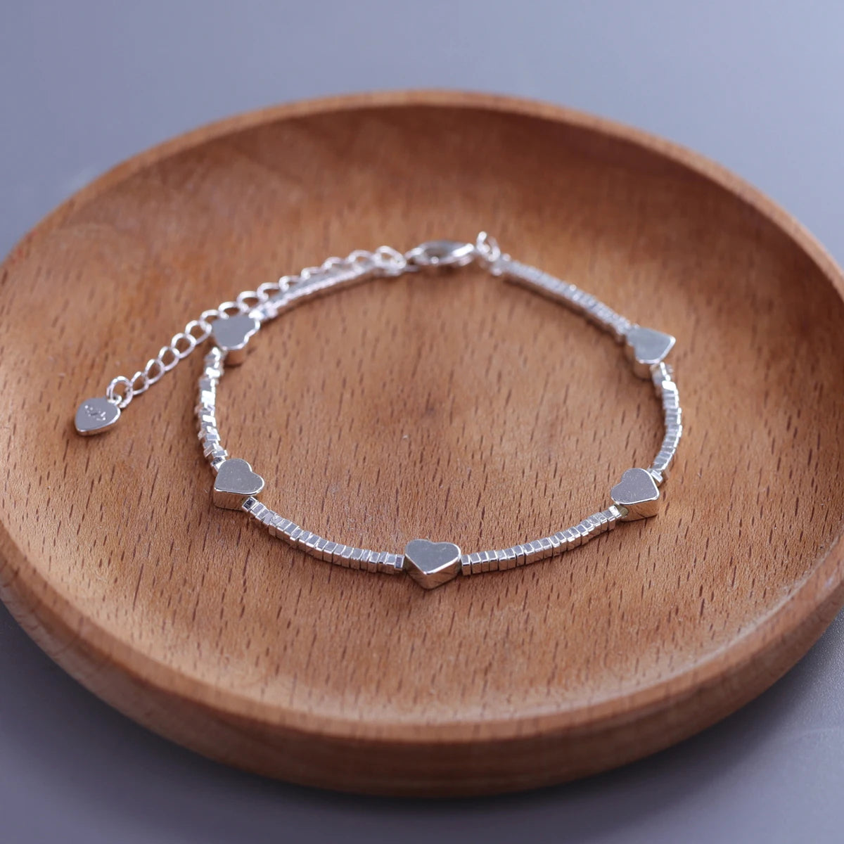 925 Sterling Silver Bracelet Bangle Simple Green Leaf Elegant Nature For Woman Girl Fashion Jewelry Gift Dropship Wholesale