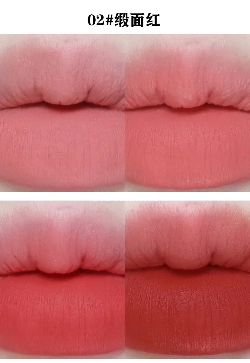 4pcs/set Lipstick Korean Girl Group Crayon Lipstick Long Lasting Matte Lip Makeup Tint Easy To Color 3D Sexy Waterproof Lipgloss