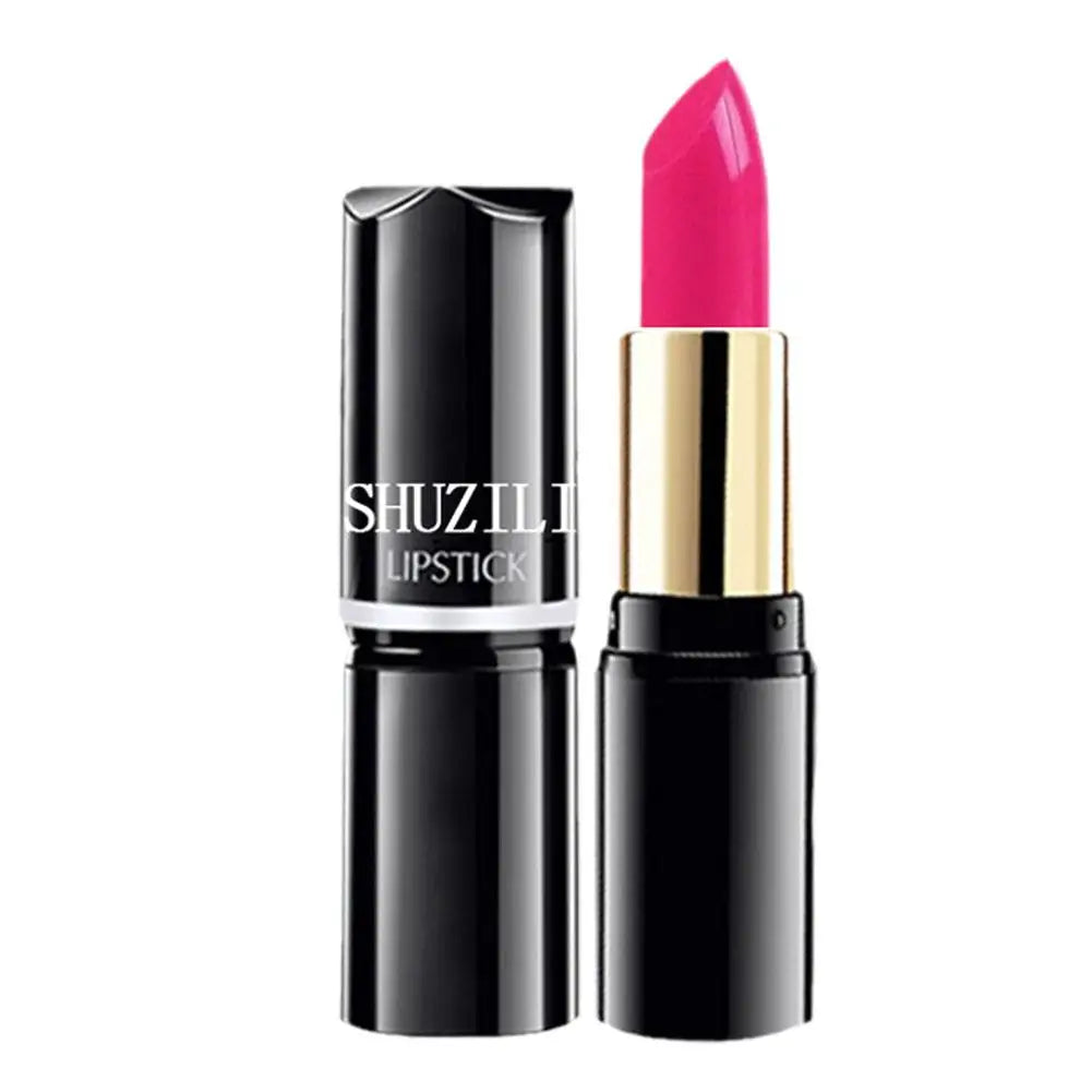 SHUZILI Moisturizing  Lipstick Velvet High Quality Lipsticks Shiny Professional Korean Makeup Cosmetic For Lip Women