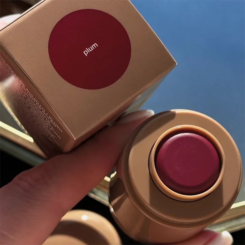 Rhodee Blusher Rouge Powder Pocket Blush Lip Gloss Cheek Hydrating Stick Natural Cream Lipstick Cheek Easy Apply Color Makeup