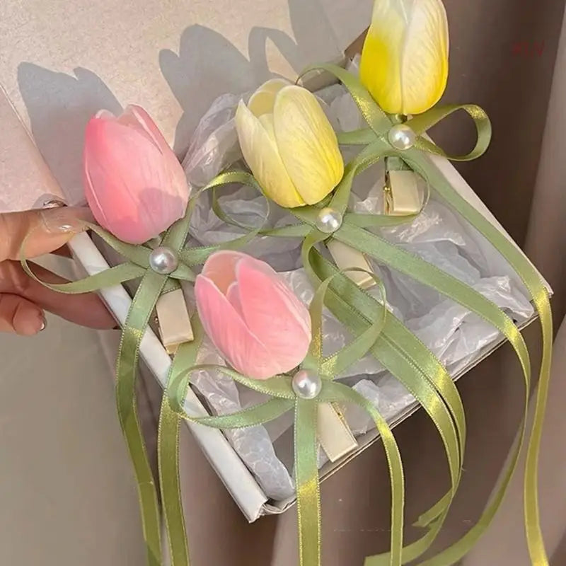 Fashionable Flower Fabric Hair Clip Uniuqe Headwear Hair Accessory Hiarpin For Adding Sophistication To Your Look