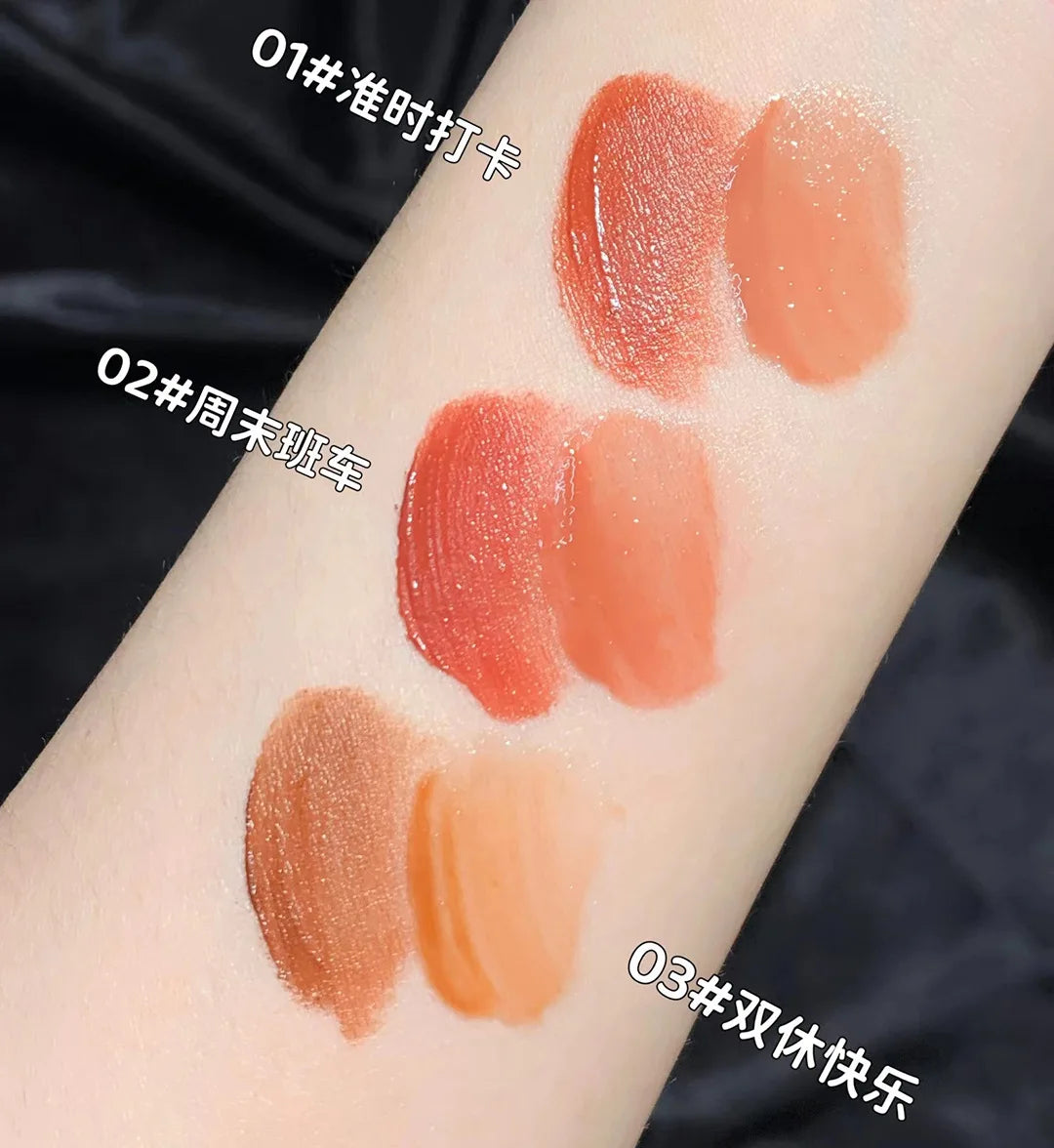 2-in-1 Matte Lipstick – Double Headed Lip Glaze, Moisturizing & Sweatproof