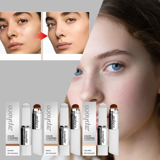 Korean Makeup Foundation Stick Long-lasting Makeup Natural Light Concealer Two-in-one Foundation Stick Light Moisturizing Makeup