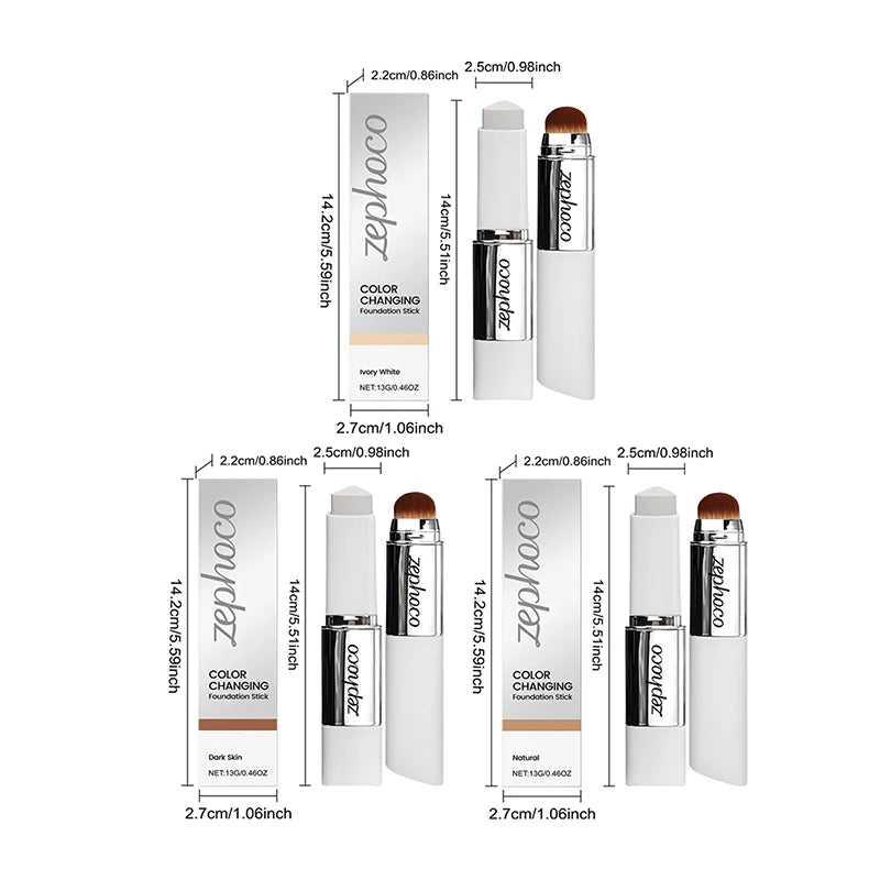 Korean Makeup Foundation Stick Long-lasting Makeup Natural Light Concealer Two-in-one Foundation Stick Light Moisturizing Makeup