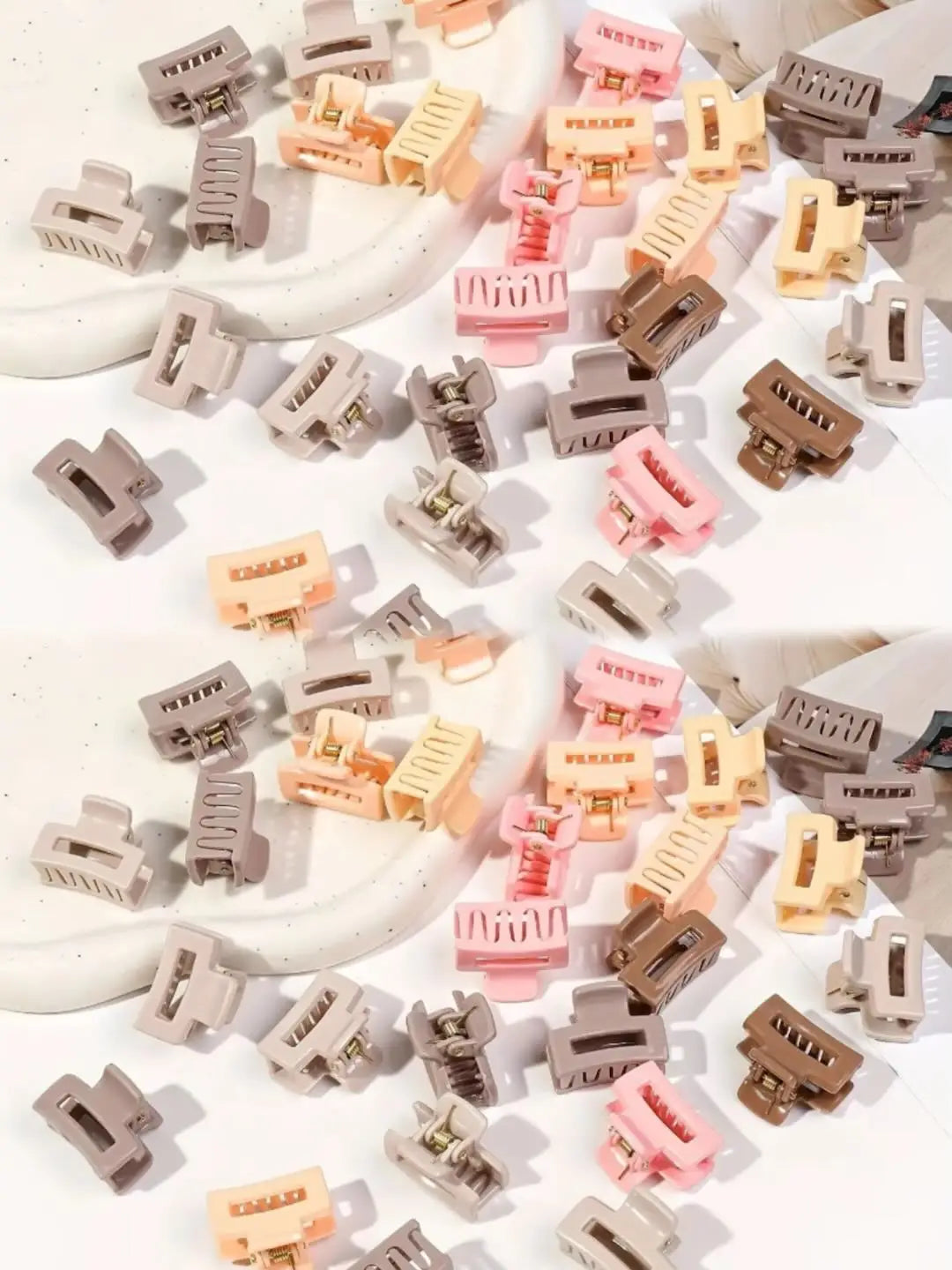 20 PCS Small Hair Clips for Women & Girls, Durable Matte Claw Clips for Thin Hair, Strong Hold NonSlip Cute Mini Hair Clips