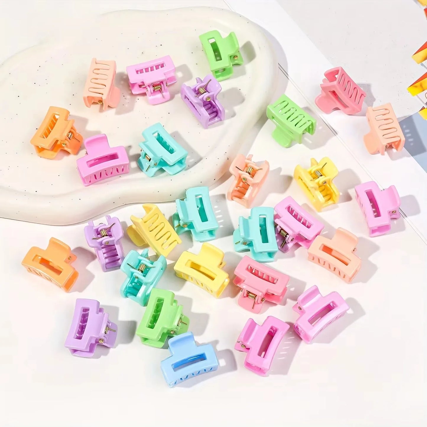 20 PCS Small Hair Clips for Women & Girls, Durable Matte Claw Clips for Thin Hair, Strong Hold NonSlip Cute Mini Hair Clips