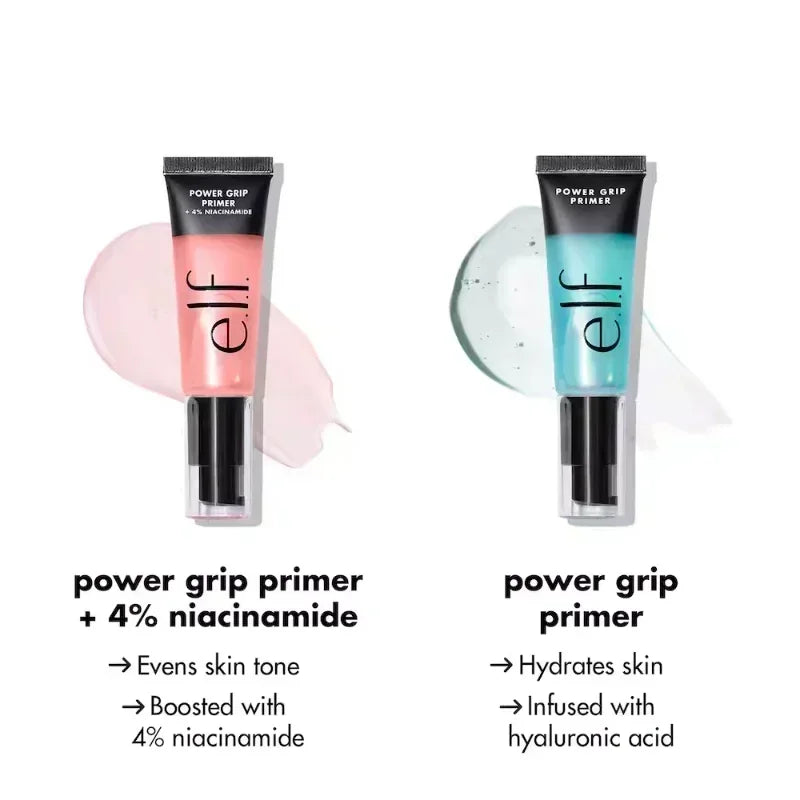 For Elf Power Grip Primer Gel-type Moisturizing Face Primer Firming Makeup Primer Light Texture Beauty Makeup Strong Primer 24ml