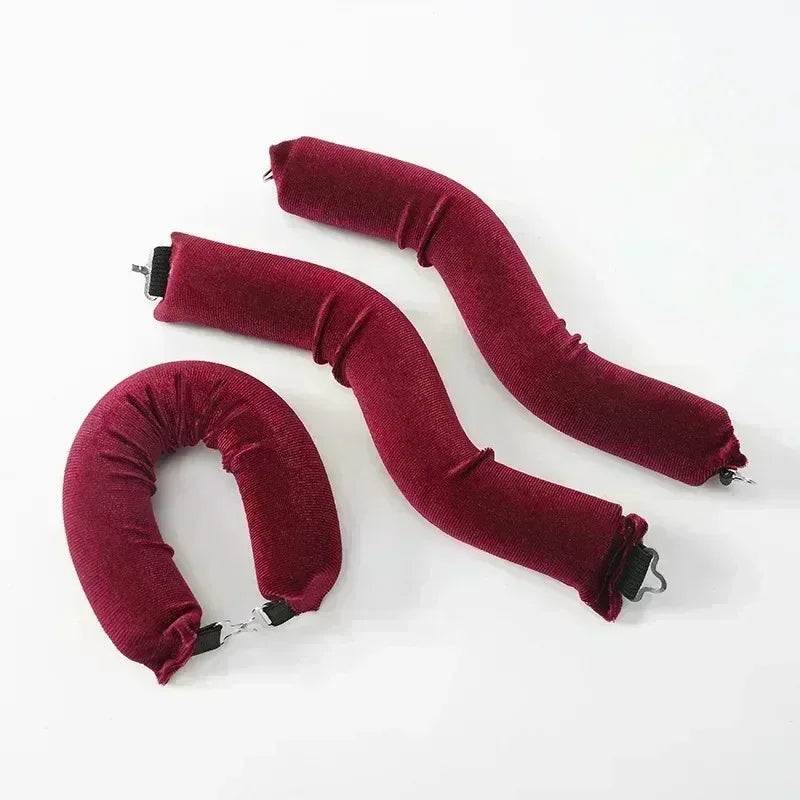 Heatless Hair Curlers Curling Rod Headband No Heat Hair Rollers Lazy Curls with Hook Sleeping Soft Flexi Rod Hair Styling Tools